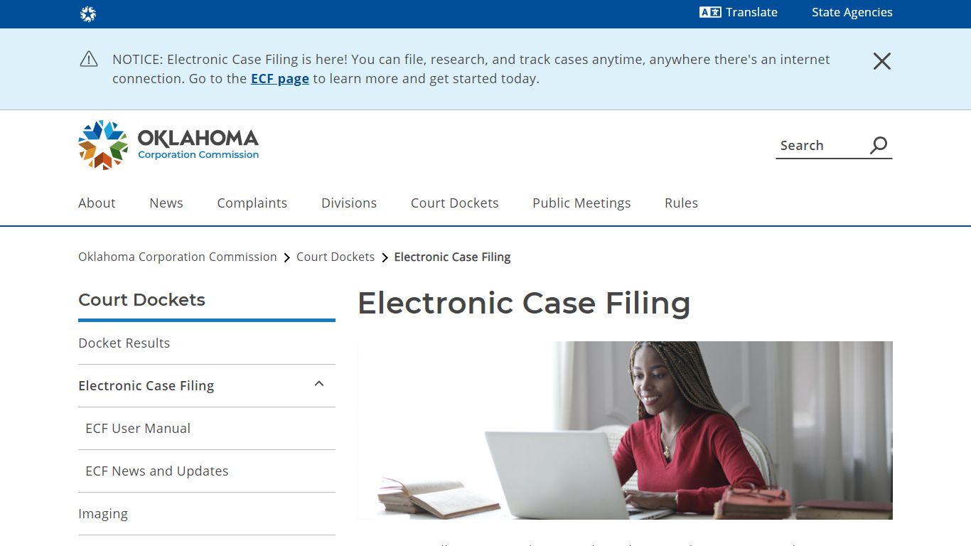 Electronic Case Filing - Oklahoma Corporation Commission